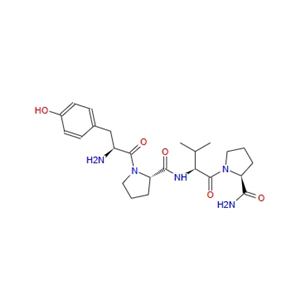 L-Prolinamide,L-tyrosyl-L-prolyl-L-valyl- 104180-22-5
