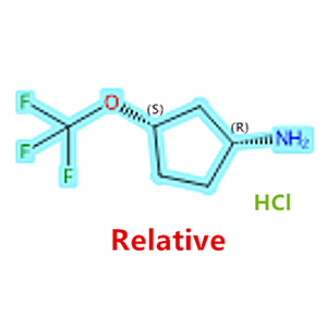 rel-(1R,3S)-3-(trifluoromethoxy)-Cyclopentanamine hydrochloride,rel-(1R,3S)-3-(trifluoromethoxy)-Cyclopentanamine hydrochloride