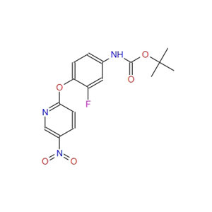 tert-butyl {3-fluoro-4-[(5-nitropyridin-2-yl)oxy]phenyl}carbamate 1195781-41-9