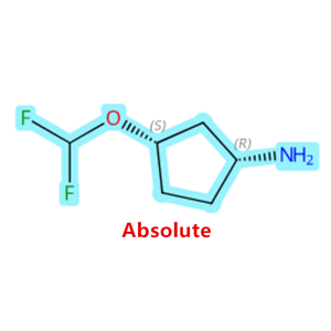 (1R,3S)-3-(difluoromethoxy)cyclopentanamine,(1R,3S)-3-(difluoromethoxy)cyclopentanamine