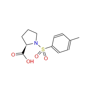 N-对甲基苯磺酸基-D-脯氨酸,(2R)-1-(4-methylbenzenesulfonyl)pyrrolidine-2-carboxylic acid