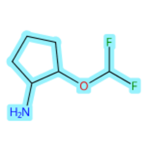 2-(difluoromethoxy)cyclopentan-1-amine,2-(difluoromethoxy)cyclopentan-1-amine