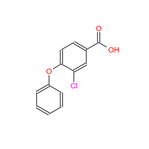3-氯-4-苯氧基苯甲酸,3-Chloro-4-phenoxybenzoic acid
