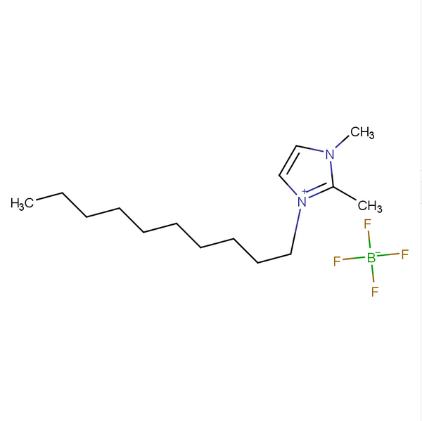1-癸基-2,3-二甲基咪唑四氟硼酸盐,3-Decyl-1,2-dimethyl-1H-imidazolium tetrafluoroborate