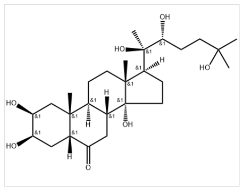 14-羟基芸苔素甾醇,Cholestan-6-one, 2,3,14,20,22,25-hexahydroxy-, (2β,3β,5β,22R)-