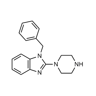 1-苄基-2-哌嗪-1-基苯并咪唑,Lerisetron