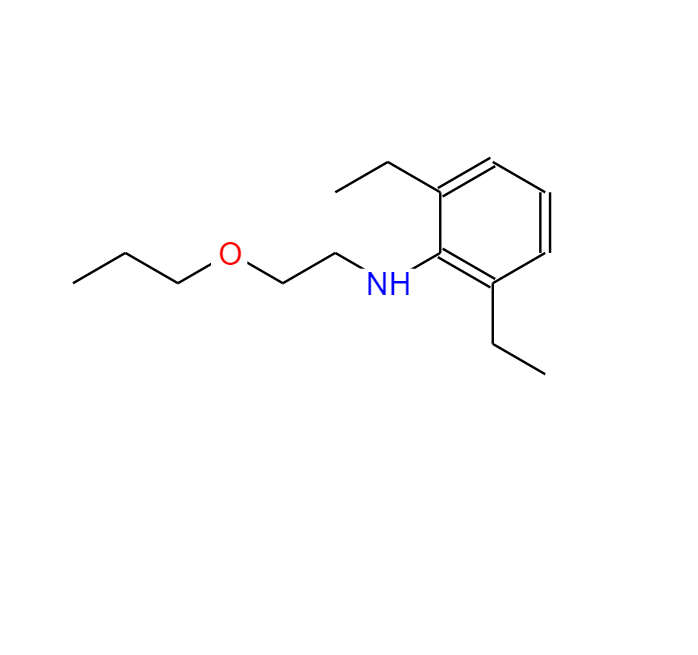 2,6-二乙基苯胺基乙基丙基醚,2,6-Diethyl-N-(2-propoxyethyl)aniline