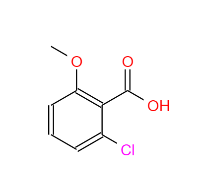 2-氯-6-甲氧基苯甲酸,2-chloro-6-methoxybenzoic acid
