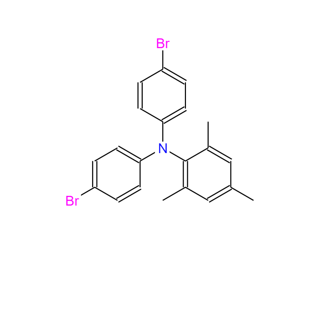 N,N-双(4-溴苯基)-2,4,6-三甲基苯胺,N,N-Bis(4-bromophenyl)-2,4,6-trimethylaniline