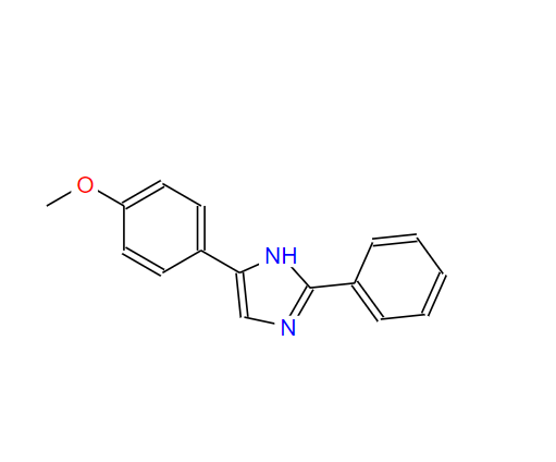 4-(4-甲氧苯基)-2-苯基-1H-咪唑,5-(4-Methoxyphenyl)-2-phenyl-1H-imidazole