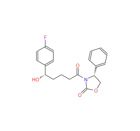 依折麦布杂质N,(R)-3-((S)-5-(4-fluorophenyl)-5-hydroxypentanoyl)-4-phenyloxazolidin-2-one