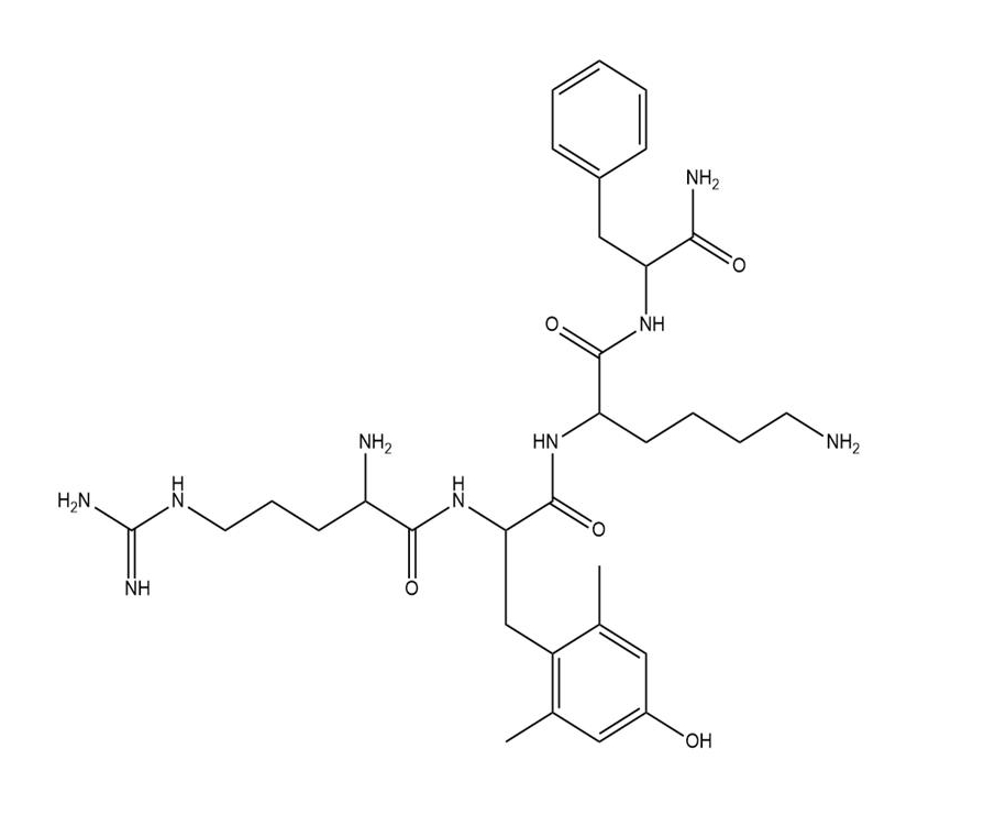 D-精氨酰-2,6-二甲基-L-酪氨酰-L-赖氨酰-L-苯丙氨酰胺,Elamipretide