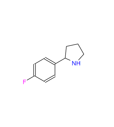 2-(4-氟苯基)-吡咯烷,2-(4-Fluorophenyl)-pyrrolidine