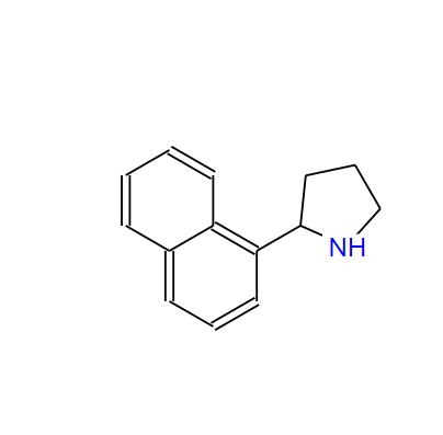 2-(α-萘基)-吡咯烷,2-Naphthalen-1-yl-pyrrolidine