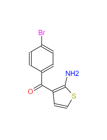 2-氨基-3-(4-溴芐唑)噻吩,2-Amino-3-(4-bromobenzoyl)thiophene