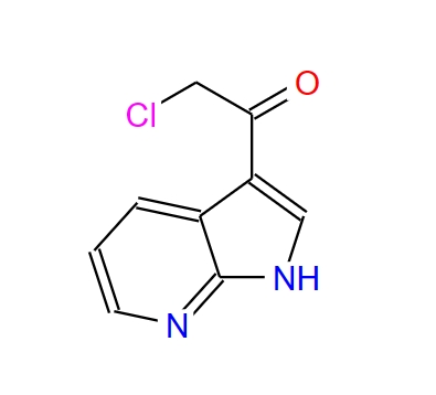 2-氯-1-{1H-吡咯并[2,3-b]吡啶-3-基}乙-1-酮,2-chloro-1-{1H-pyrrolo[2,3-b]pyridin-3-yl}ethan-1-one