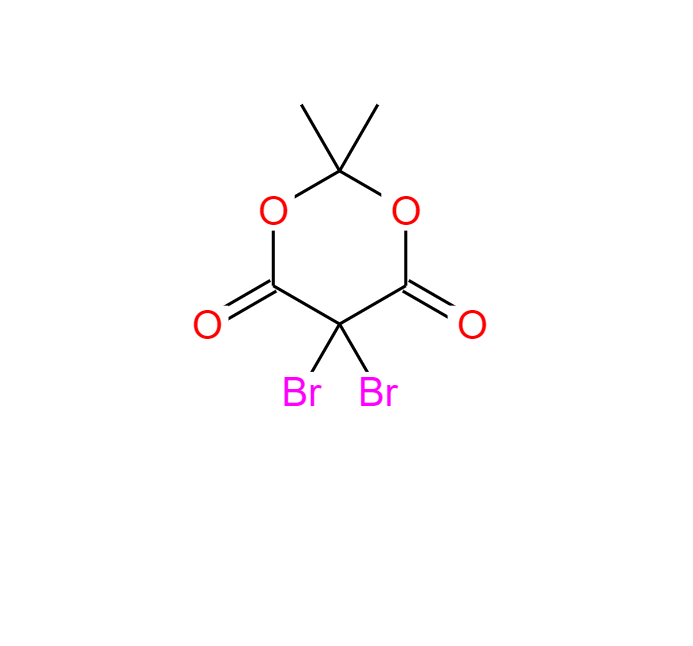5,5-二溴-2,2-二甲基-4,6-二酮-1,3-二氧杂环己烷,5,5-DIBROMOMELDRUM'S ACID; >98%