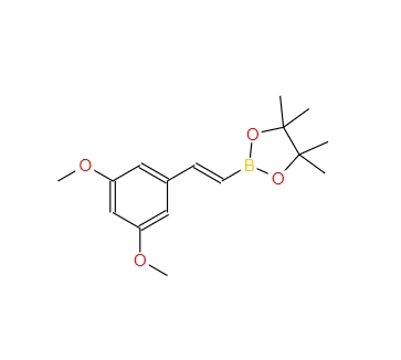 反式-2-(3,5-甲氧基苯基)乙烯基硼酸频那醇酯,(E)-2-(3,5-DiMethoxystyryl)-4,4,5,5-tetraMethyl-1,3,2-dioxaborolane