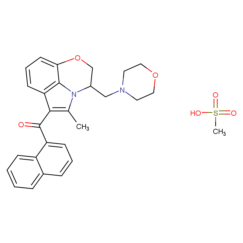(R)-(+)-WIN55,212-2甲磺酸盐,(+)-Win 55212-2 mesylate