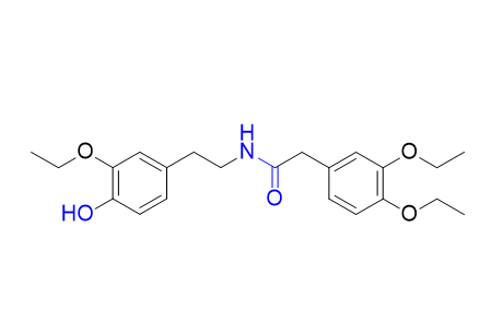 屈他维林杂质07,2-(3,4-diethoxyphenyl)-N-(3-ethoxy-4-hydroxyphenethyl)acetamide