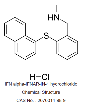 IFN alpha-IFNAR-IN-1盐酸盐,IFN alpha-IFNAR-IN-1 hydrochloride