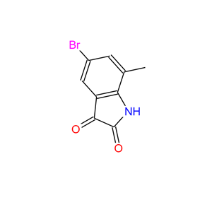 5-溴-7-甲基靛红,5-BROMO-7-METHYL-1H-INDOLE-2,3-DIONE
