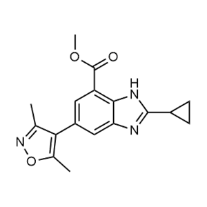 2-环丙基-5-(3,5-二甲基异噁唑-4-基)-1H-苯并[d]咪唑-7-羧酸甲酯,Methyl 2-cyclopropyl-5-(3,5-dimethylisoxazol-4-yl)-1H-benzo[d]imidazole-7-carboxylate