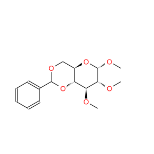 methyl 4,6-O-benzylidene-2,3-di(O-methyl)-alpha-D-glucopyranoside