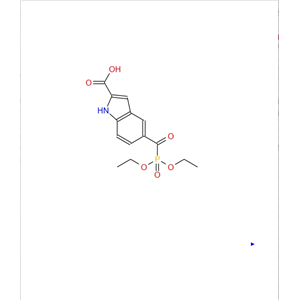 5-[(二乙氧基膦酰基)羰基]-1H-吲哚-2-羧酸