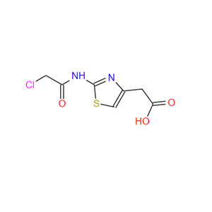 2-(2-氯乙酰氨基)-4-噻唑乙酸,2-(2-Chloroacetamido)-4-thiazoleacetic acid