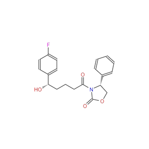 依折麦布杂质N,(R)-3-((S)-5-(4-fluorophenyl)-5-hydroxypentanoyl)-4-phenyloxazolidin-2-one