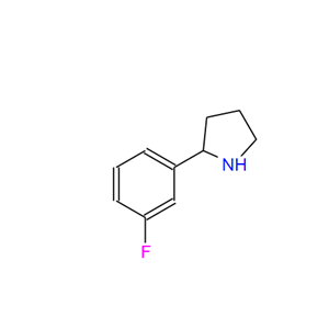 2-(3-氟苯基)-吡咯烷,2-(3-Fluorophenyl)-pyrrolidine