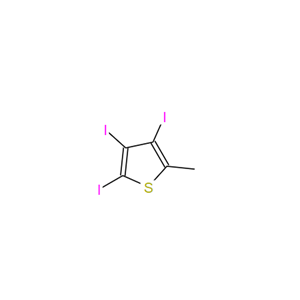 3,4,5-三碘-2-甲基噻吩,2,3,4-triiodo-5-methylthiophene