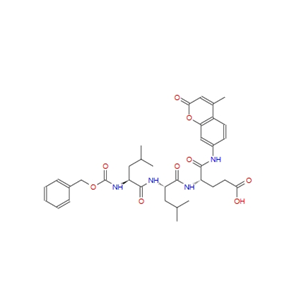 N-[(苯基甲氧基)羰基]-L-亮氨酰-L-亮氨酰-N-(4-甲基-2-氧代-2H-1-苯并吡喃-7-基)-L-ALPHA-谷氨酰胺 348086-66-8
