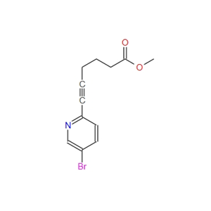 methyl6-(5-bromo-2-pyridinyl)-5-hexynoate 111770-83-3