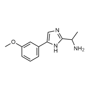 1-(5-(3-甲氧基苯基)-1H-咪唑-2-基)乙-1-胺,1-(5-(3-Methoxyphenyl)-1h-imidazol-2-yl)ethan-1-amine