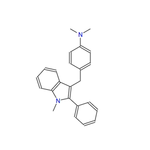 3-(p-dimethylaminobenzyl)-1-methyl-2-phenylindole 82946-81-4