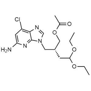 (R)-2-((5-氨基-7-氯-3H-咪唑并[4,5-b]吡啶-3-基)甲基)-4,4-二乙氧基丁基乙酸酯,(R)-2-((5-Amino-7-chloro-3H-imidazo[4,5-b]pyridin-3-yl)methyl)-4,4-diethoxybutyl acetate