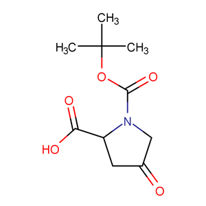 (R)-1-(叔丁氧基羰基)-4-氧代吡咯烷-2-羧酸  364077-84-9