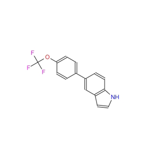 5-(4-trifluoromethoxyphenyl)-1H-indole 599198-16-0