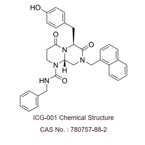 (6S,9aS)-六氢-6-[(4-羟基苯基)甲基]-8-(1-萘基甲基)-4,7-二氧代-N-(苯甲基)-2H-吡嗪并[1,2-a]嘧啶-1(6H)-甲酰胺,ICG-001