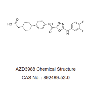 AZD3988 是一种 DGAT-1抑制剂