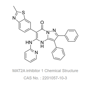 ?MAT2A inhibitor 1是甲硫氨酸腺苷转移酶 2A (MATA2) 抑制剂