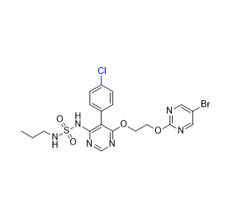 马西替坦杂质12,Propylsulfamidic acid-[5-(4-chlorophenyl)-6-[2-(5-bromo-pyrimidin-2-yloxy)-ethoxy]-pyrimidin-4-yl]-amide