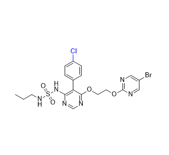 馬西替坦雜質(zhì)12,Propylsulfamidic acid-[5-(4-chlorophenyl)-6-[2-(5-bromo-pyrimidin-2-yloxy)-ethoxy]-pyrimidin-4-yl]-amide