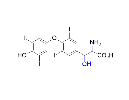 左甲状腺素杂质08,O-(4-Hydroxy-3,5-diiodophenyl)-3,5-diiodo-β-hydroxy-L-tyrosine