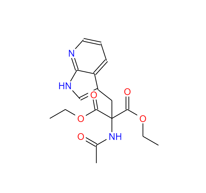 Ethyl α-Acetamido-α-carbethoxy-β-(7-aza-3-indolyl)propionate,Ethyl α-Acetamido-α-carbethoxy-β-(7-aza-3-indolyl)propionate