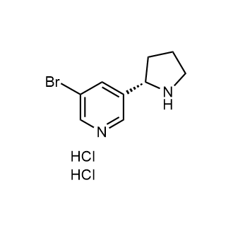 (S)-3-溴-5-(吡咯烷-2-基)吡啶二鹽酸鹽,(S)-3-bromo-5-(pyrrolidin-2-yl)pyridine dihydrochloride