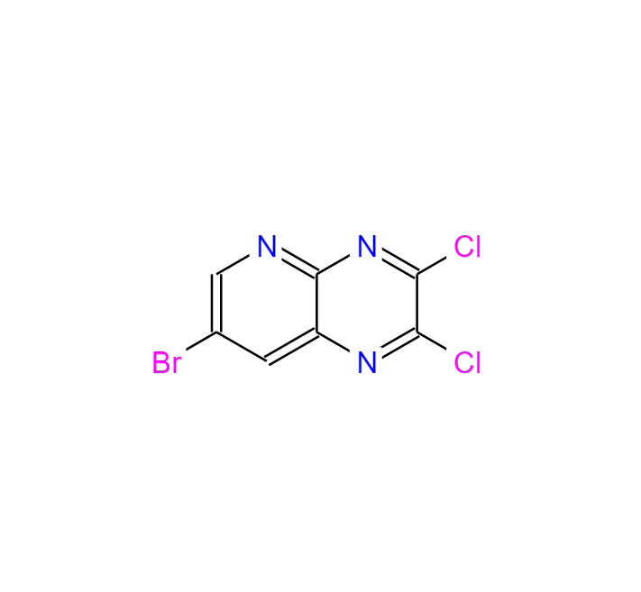 7-溴-2,3-二氯吡啶并[2,3-B]吡嗪,7-BROMO-2,3-DICHLOROPYRIDO[2,3-B]PYRAZINE