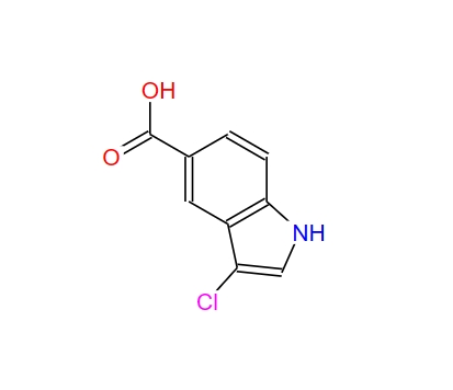 3-氯-1H-吲哚-5-羧酸,3-chloro-1H-indole-5-carboxylic acid